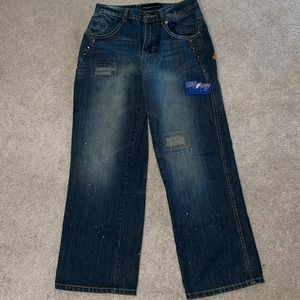 ROCAWEAR Patching Design jeans Boy Size 4 W 29L